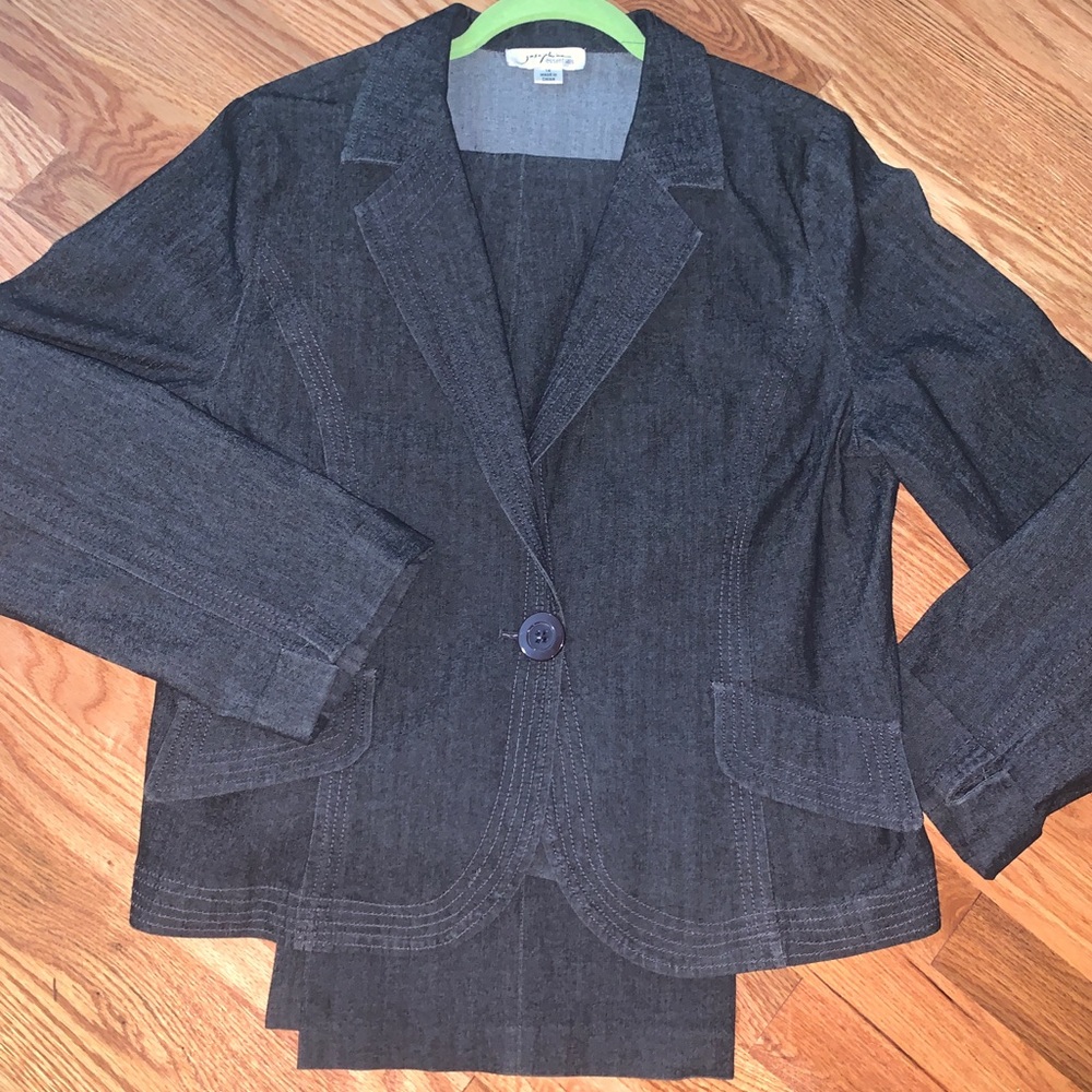 Josephine Essentials (Frm SteinMart) Jean Pantsuit